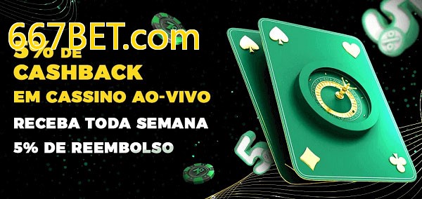 Promoções do cassino ao Vivo 667BET.com